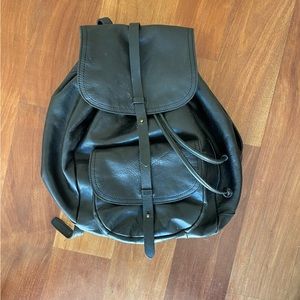 Leather Madewell Backpack